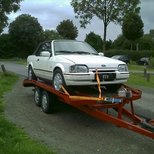 Mein Escort Mk4 XR3i am Tag der Abholung