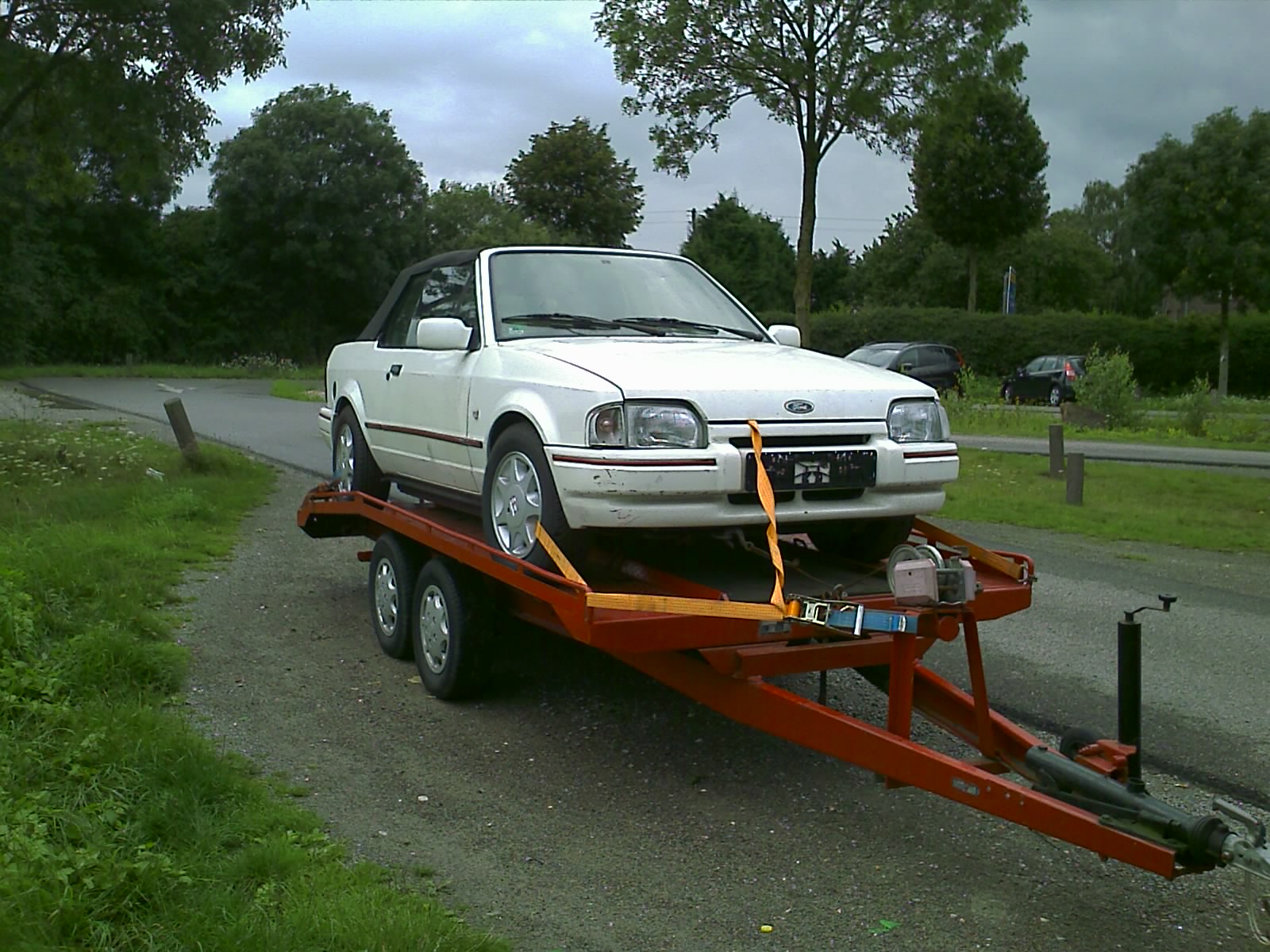 Mein Escort Mk4 XR3i am Tag der Abholung